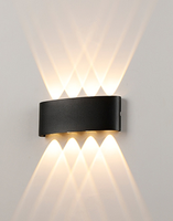Lampes murales LED d'extérieur Everstar, lampes de jardin, plastique, IP54, étanches, économiques, pour la décoration, éclairage vers le haut et vers le bas