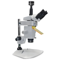 Wholesale Price Trinocular Biological Microscope Lab Microscopio with 5-megapixel Camera 4X, 10X, 40X 100X (spring, Oil)