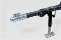 Tour d'éclairage mobile diesel à LED de conception américaine 4x320W IP65, réservoir 160L, mât 360°, monté sur remorque, pneus larges, pour l'exploitation minière et la construction, Ra95