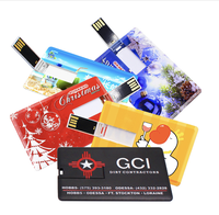 Clé USB promotionnelle la moins chère en forme de carte de crédit, cadeau d'affaires, clé USB promotionnelle en forme de carte