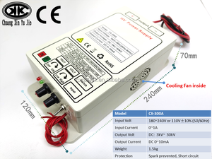 Fuente de alimentación de alta tensión, limpiador de aire electrostático de salida de pulso de 10KV -10kv, colador electrostático, purificación de aire - Product Image 6