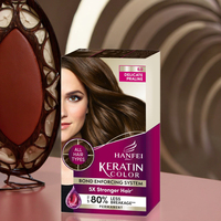 Offre Spéciale couleur à base de plantes d'inspiration professionnelle teinture pour cheveux semi-permanente 7.5 caramel blond 80% moins de casse 100% couleur grise