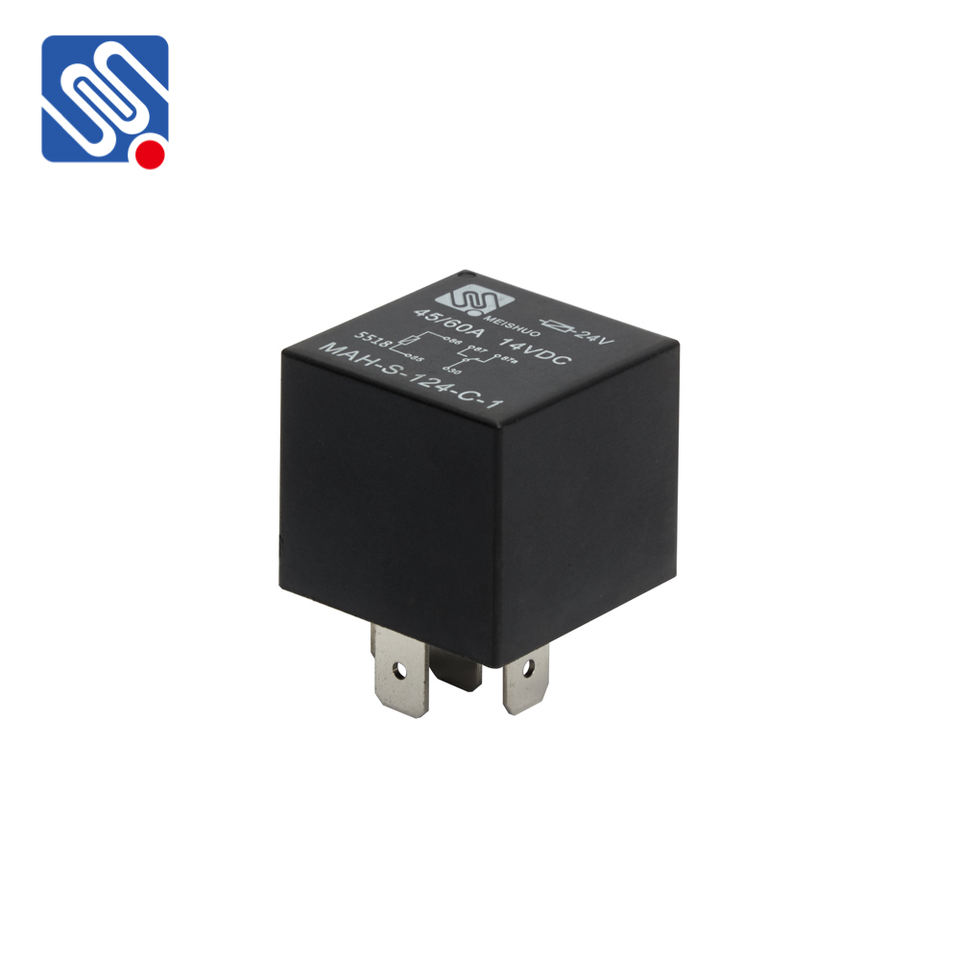 MEISHUO MAH-S-124-C-1 Changeover Type Car Automobile Relay JD1914 24 v 30a 60A 4pin 5pin JD1912