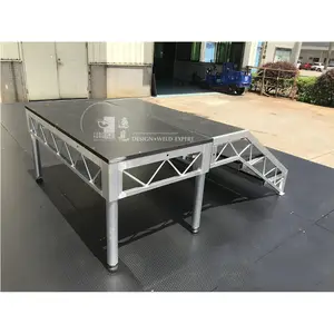 Platform panggung aluminium platform untuk tari panggung seluler berkualitas tinggi
