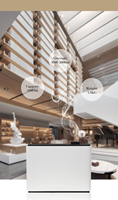 Diffuseur de parfum d'hôtel le plus vendu, commande intelligente WIFI Bluetooth, diffuseur d'air commercial pour hôtel et spa