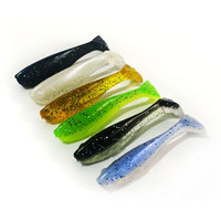 Nouveau 1.5 "2" Bionic Soft Baits Leurre De Pêche Silicone Shad Swimbait Wobbler 4cm 5cm Worm Tackle Leurre Isca Sea Carp Bass