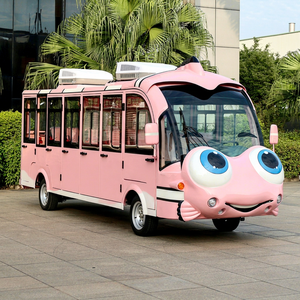 รถบัสไฟฟ้าชมวิวแบบกันน้ำ 8-23 ที่นั่ง แบตเตอรี่ลิเธียม สำหรับใช้ในรีสอร์ทริมชายฝั่ง - Product Image 1