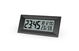 <b>Digital</b> Alarm <b>Clock</b> Time Alarm Thermometer Hygrometer Snooze Calendar Radio Control Table Desk Wall Electric Shock Alarm <b>Clock</b> - Product Image 2