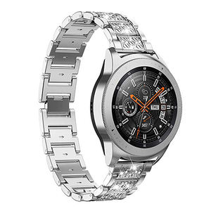 Bracelet pour femme 22 mm 20 mm pour Samsung Galaxy Watch 4 3 Classic Band 42 mm 46 mm 41/45 mm <span class=keywords><strong>Active</strong></span> 2 40 mm 44 mm Bracelet en métal avec diamants - Product Image 3