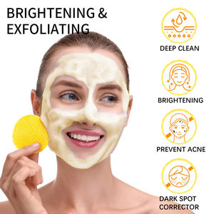 แผ่นสำลีทำความสะอาดผิวหน้าแบบขัดผิวผสมสารสกัดขมิ้น โคจิก แอซิด และซาลิไซลิก แอซิด เป็นมิตรต่อสิ่งแวดล้อม ขายส่ง - Product Image 5