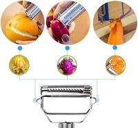 Roestvrijstalen Groentesnijder Snijmachine Huis Keuken Accessoires Wortelschiller Groente Dunschiller Aardappelschiller Voor Keuken