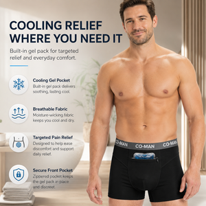 Pantaloncini <span class=keywords><strong>Boxer</strong></span> Rinfrescanti con Gel per il Post-Operatorio, Riutilizzabili, per Sportivi e Ragazzi - Product Image 1