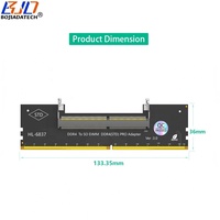 2026 Slot Memori Ram SO-DIMM DDR4 Laptop Baru ke Kartu Konverter Adaptor Antarmuka DIMM Desktop Ver3.0