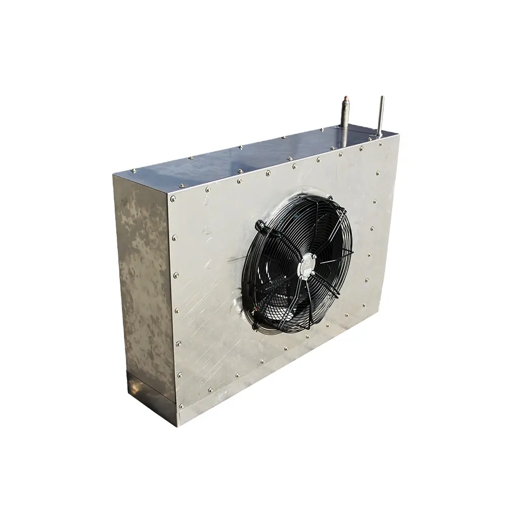 Kunden spezifische industrielle Luftkühler Klimaanlagen Lüfter Luftkühler für Kühlraum Aluminium/Edelstahl Lüfter