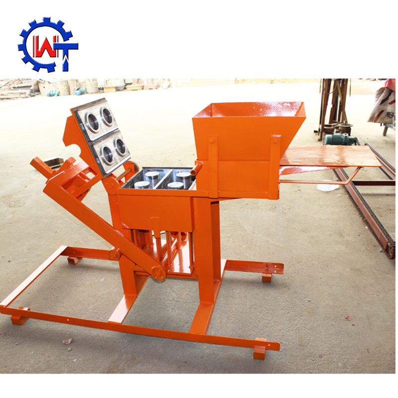 QMR2-40 China manual clay interlocking brick making machine price block brick making machinery