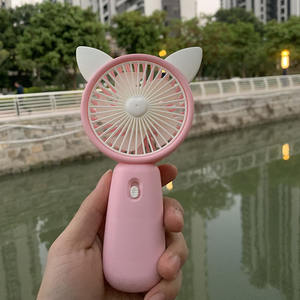 Kipas mini genggam, kipas angin mini genggam dengan fungsi ponsel, Senter, usb dapat diisi ulang, Dioperasikan dengan baterai - Product Image 5