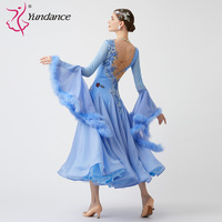 B-23151 personnalisé nouvelle robe de danse de salon standard international robes de danse de salon en soie perlée de haute qualité à vendre