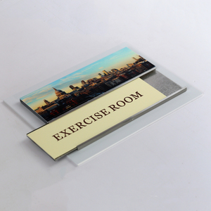 Placas de Número de Casa Modernas de Metal y Acrílico Personalizadas de Alta Calidad OEM ODM, Resistentes al Agua y Ecológicas para Tiendas - Product Image 2