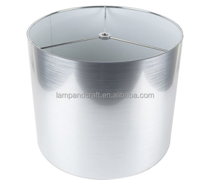 Classic <b>Drum</b> Metallic Lampshade Copper Finish for Home Decor Bedroom Hotel Lobby Hotel Guestroom - Product Image 5