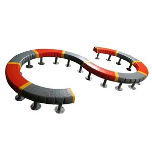Equipo de entrenamiento sensorial al aire libre para niños, equipo de juego de puente de canoa de equilibrio <span class=keywords><strong>S</strong></span> utilizado en parques, patios escolares - Product Image 1