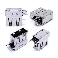 Connecteur USB Type-C 4 broches 20A UB31193-45K1-4F avec interface femelle de type A à montage latéral, fabriqué en Chine