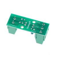 Módulo de Aislamiento de Optoacopladores de 1 Canal, 12V, PC817 EL817, con Soporte de Carril, para Procesadores PLC, Motor de Accionamiento Aislado, Inversor