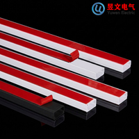 Goulotte de câblage standard en PVC, gaine de protection auto-adhésive pour fils, idéale pour la construction et la décoration