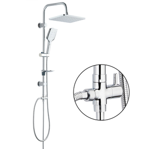 Système <span class=keywords><strong>de</strong></span> douche à eau chaude et froide le plus vendu, <span class=keywords><strong>colonne</strong></span> <span class=keywords><strong>de</strong></span> douche en acier inoxydable chromé avec douchette à main 4 modes - Product Image 1