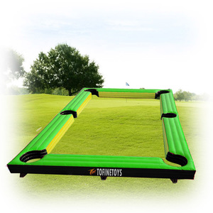 Jeu Billard Football - 16 Ballons PVC Gonflables, Diamètres 15-22 Cm, Plein Air