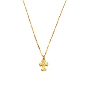 <b>Cross</b> Necklace 18K Gold Plated <b>Cross</b> Pendant Prong Setting Fashion Clavicle <b>Chain</b> Gift Jewelry - Product Image 5