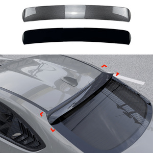Rear Spoiler For Toyota GR86 Subaru BRZ 2022 Carbon Fiber Texture Piano Black ABS Ducktail Trunk Lip - Product Image 1