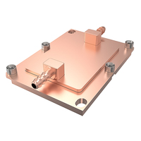 Bloc de refroidissement liquide en cuivre personnalisé 1u 400W Lga3647, refroidissement par eau, plaque pour serveur, poste de travail