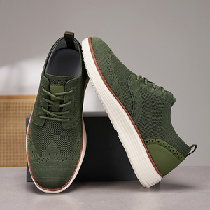 Zapatos Oxford de Lona con Cordones para Hombre, Talla Grande, Estilo Casual de Negocios, para Caminar - Product Image 4