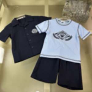 Nuevo Traje de Diseñador de Lujo para Niños, Camisa Sólida 100% Algodón, Estilo Retro y Moderno para Niños, Estilo Urbano - Product Image 2