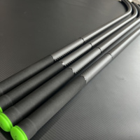 SEEHOO Canne à pêche à la carpe en fibre de carbone avec boule d'appât pour carpe, tube de lancer d'appât, bâton de lancer d'appât