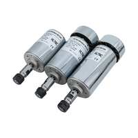 Nouveauté 200W 300W 400W 500W 800W 48V 110V DC moteur de broche de refroidissement par Air avec ER11 ou ER16 recueillir pour Machine de gravure CNC