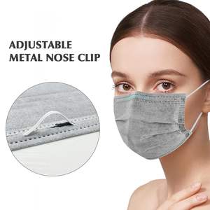 قناع وجه مريح صديق للبشرة للاستعمال مرة واحدة من 3 طبقات من القماش غير المنسوج قناع تنفس مضاد للغبار والبكتيريا مع حماية لمرشح - Product Image 2