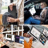 Kwumsy jusqu'à 15.6 "avec Wins/Mac/Linux/PS5 Ultra Slim Removable Extra 16:9 Laptop PC Extender Affichage à écran multiple