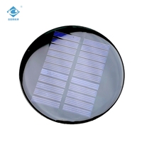 Panneau solaire en résine époxy 0,5W, fournisseur fiable de chargeurs solaires, ZW-Dia93.5, panneau solaire en époxy résistant aux intempéries 5,5V