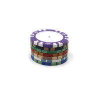 Marqueur de balle de golf personnalisé avec logo, type jeton de poker, vierge