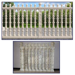 2022 быстрая доставка, готовый запас, форма для бетонного забора, литые поручни, декоративные перила для веранды, балясины - Product Image 6