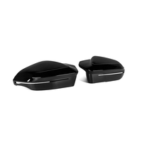 Coques de rétroviseurs style M5 en ABS noir brillant pour BMW i5 Série 5 G60 G68 Série 7 G70 2024+ (remplacement pour conduite à droite)