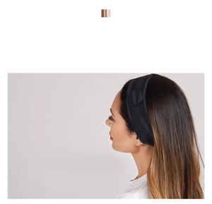 Banda de pelo de seda Facial 100% ajustable, cinta mágica de relleno de seda de morera de grado 6A, diadema de Spa de belleza de maquillaje - Product Image 4