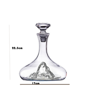 Carafe à vin rouge en cristal sans plomb, décanteur à vin portable avec aérateur intégré, verseur 1000-2000ML, style européen STELLAR - Product Image 2