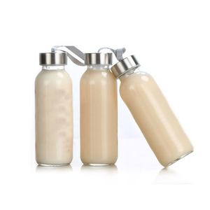 Individuell Bedruckte 500ML 1L Glas Wiederverwendbare Klare Trinkwasserflaschen für Tägliche Hydratation und Versorgung - Product Image 2