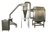 Broyeur chimique automatique super micro SUS304/316 pour le broyage de poudre ultra fine, haute capacité 10-2000 kg/h pour le traitement des minerais