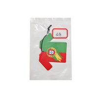 Carte parfumée personnalisée en forme de maillot de sport pour voiture