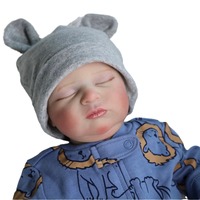 Poupées de sommeil mignonnes Yeezwood 50 cm Poupée bébé reborn en silicone pleine longueur Réaliste Nouveau-né Poupée bébé reborn en silicone souple pour fille