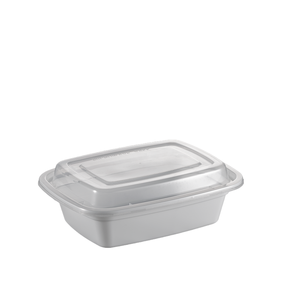 1 2 3 ngăn dùng một lần microwavable Trắng nhựa Bento hộp thực phẩm container cho bữa ăn chuẩn bị và lưu trữ có nắp đậy - Product Image 3