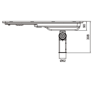 Đèn LED năng lượng mặt trời an ninh ngoài trời hiện đại tốt nhất với cảm biến chuyển động 30W 40W độ sáng cao IP66 - Product Image 5